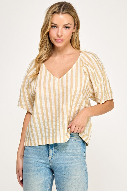 THE SUTTON STRIPE TOP