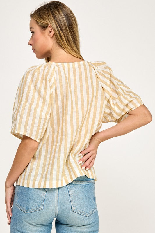 THE SUTTON STRIPE TOP