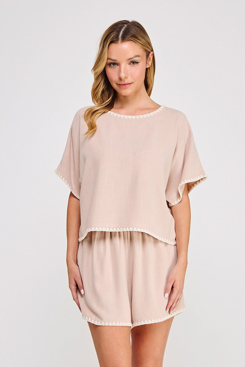 THE TERRA EMBROIDERED TOP