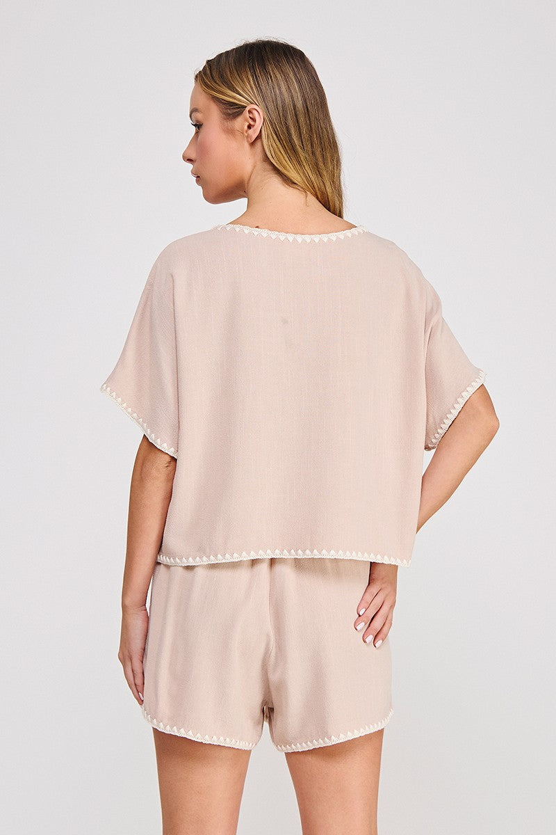 THE TERRA EMBROIDERED TOP