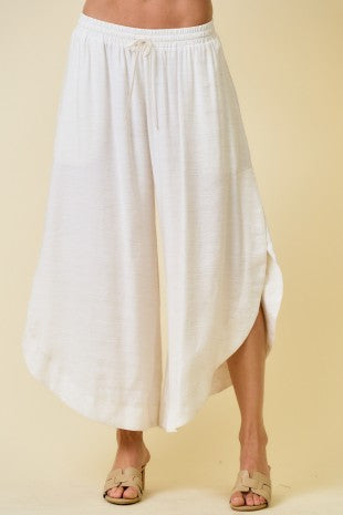 THE ROUNDED HEM SPLIT PANTS