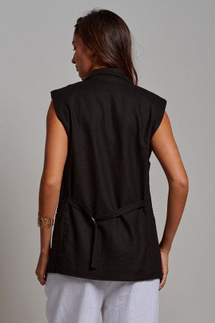 THE RIVIERA TAILORED VEST TOP