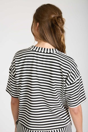 THE STRIPE KNIT TOP