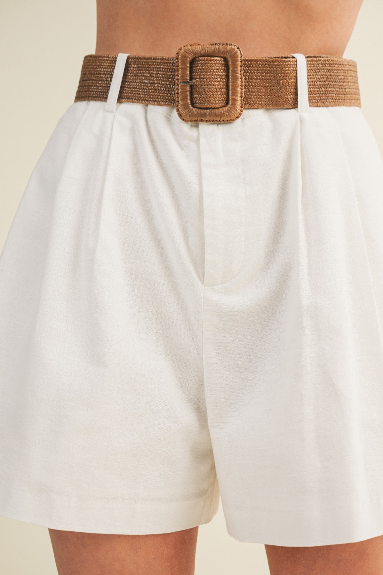 THE SOHO BELTED SHORTS