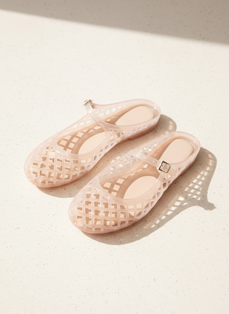 THE SEASIDE JELLY SANDAL