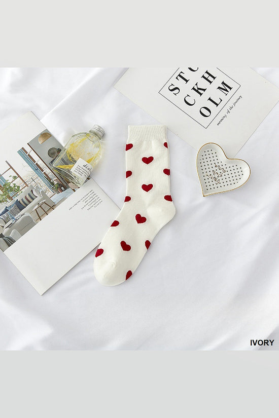 HEART PATTERN CASUAL SOCKS