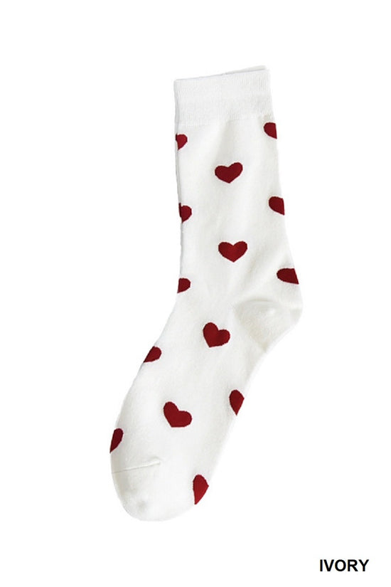 HEART PATTERN CASUAL SOCKS