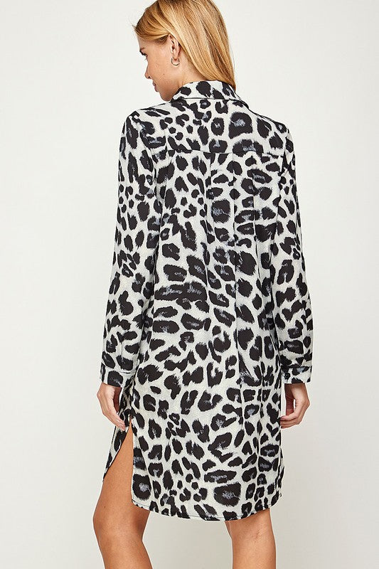 Load image into Gallery viewer, LEOPARD ABOUT YOU DRESS
