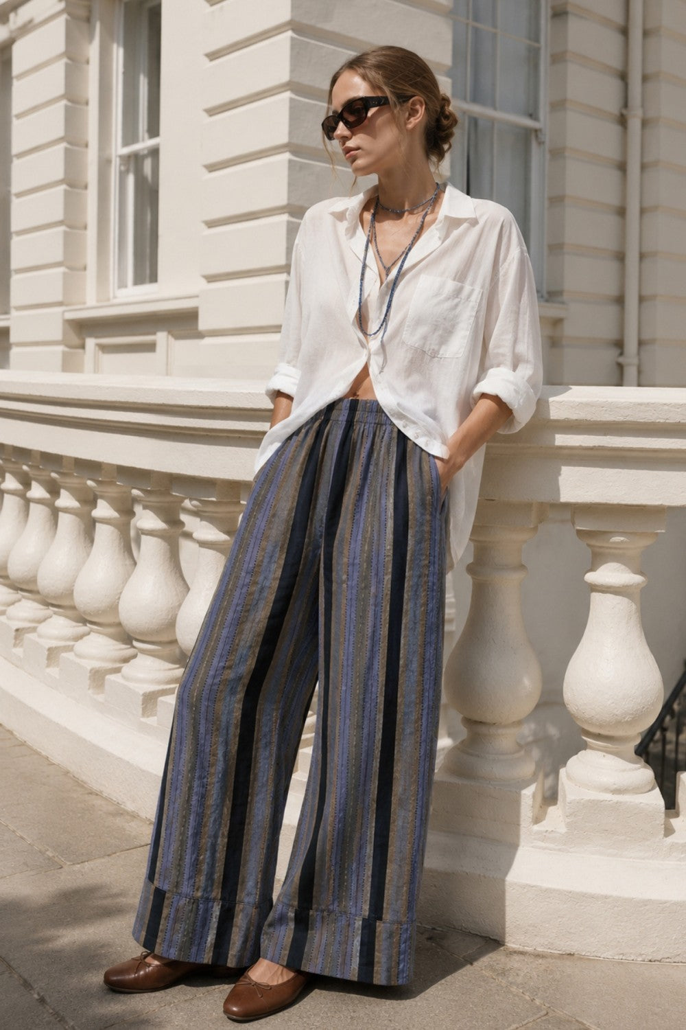 THE MONTAUK STRIPED PANTS