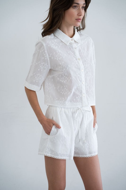 THE MELODIE EMBROIDERED SET