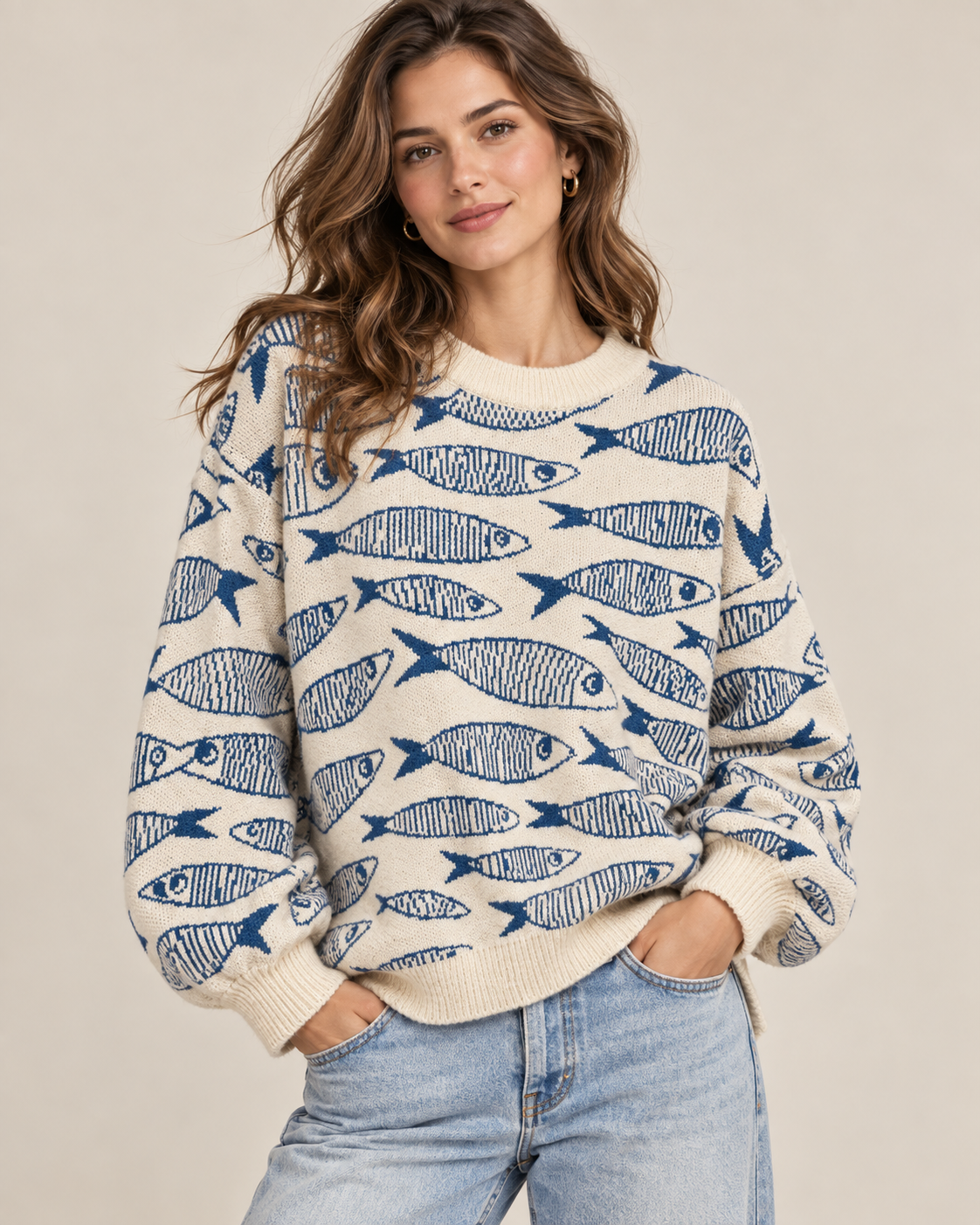 THE SARDINE STORY KNIT SWEATER
