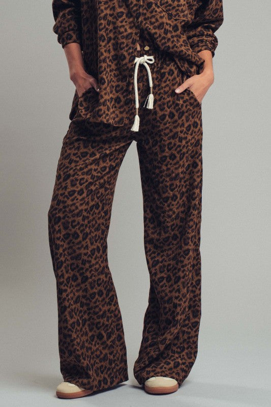 LEOPARD PRINT RELAXED FIT SET