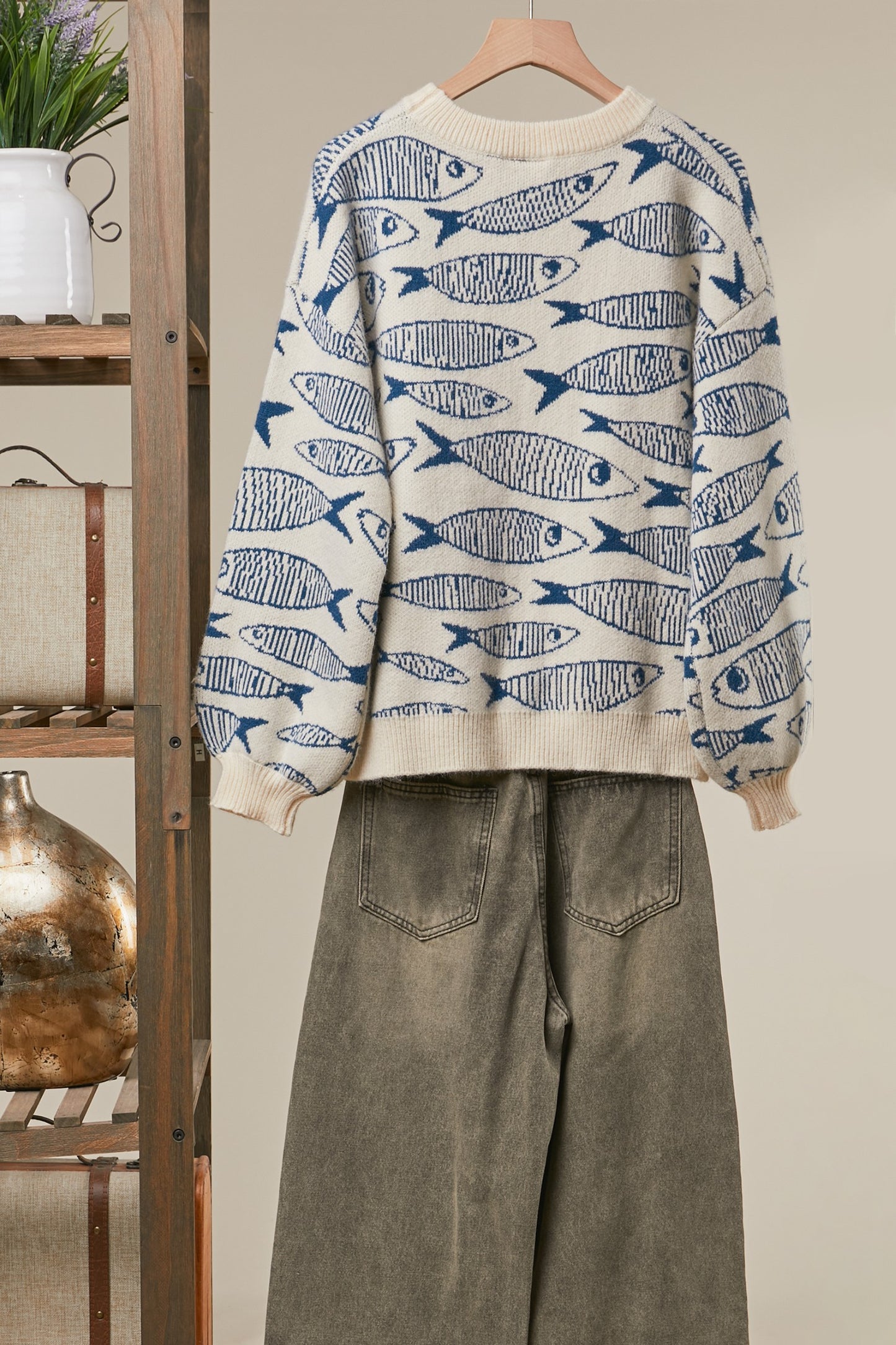 THE SARDINE STORY KNIT SWEATER