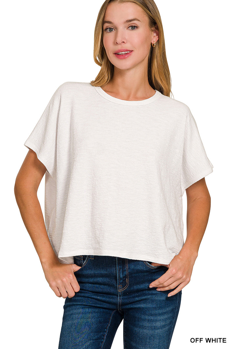 COTTON OVERSIZE TEE