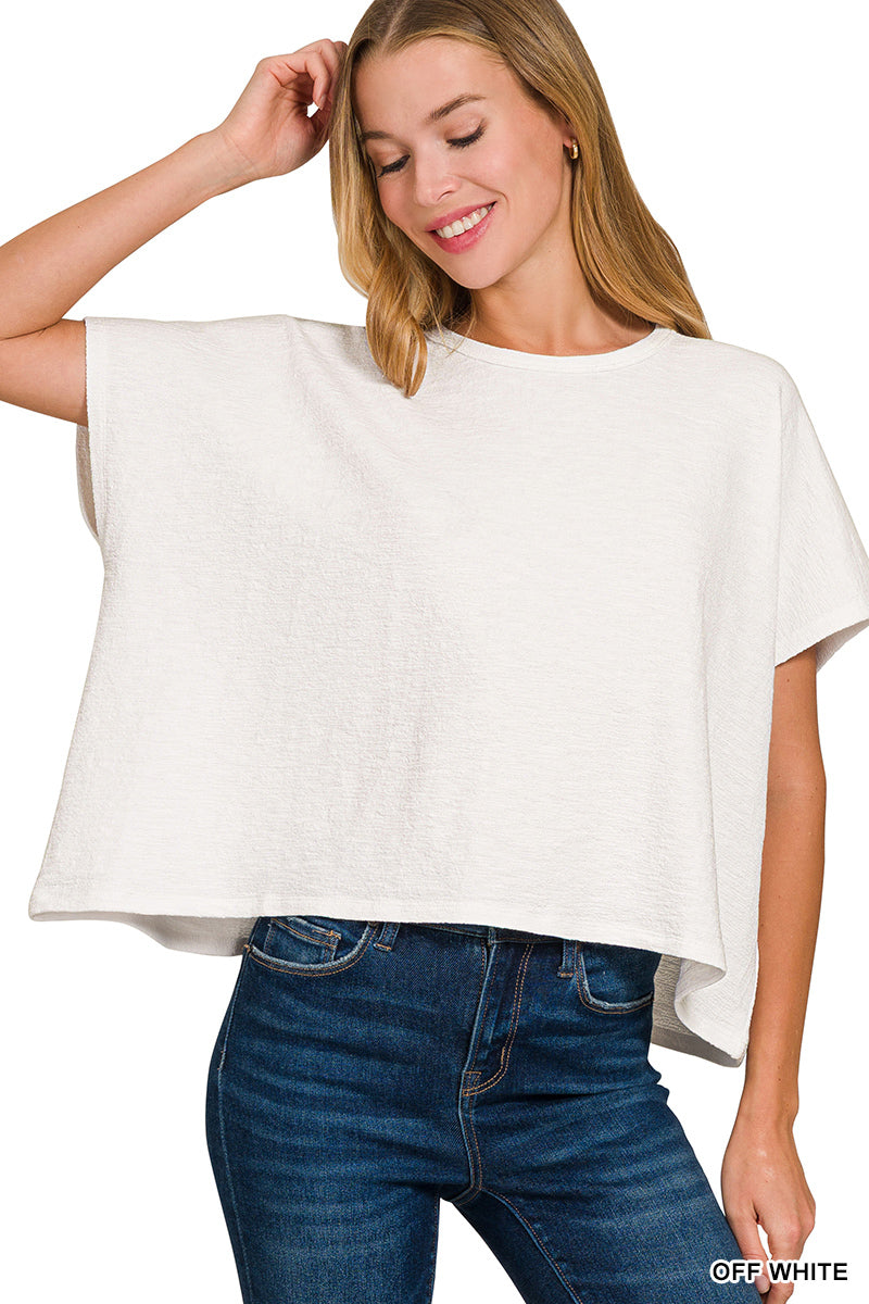 COTTON OVERSIZE TEE
