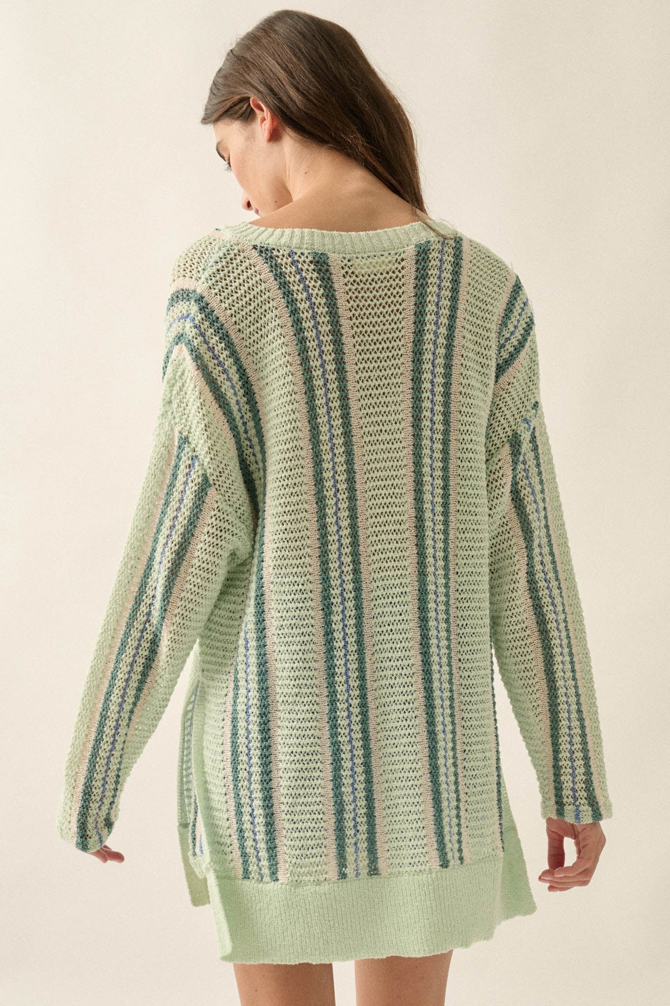 THE SAGE SALT AIR CROCHET PULLOVER