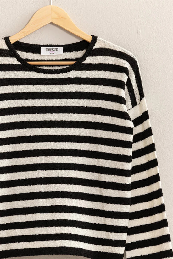 STRIPED CREWNECK SWEATER