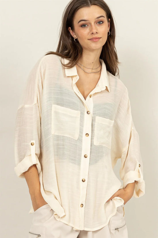 LONG SLEEVE BUTTON DOWN SHIRT