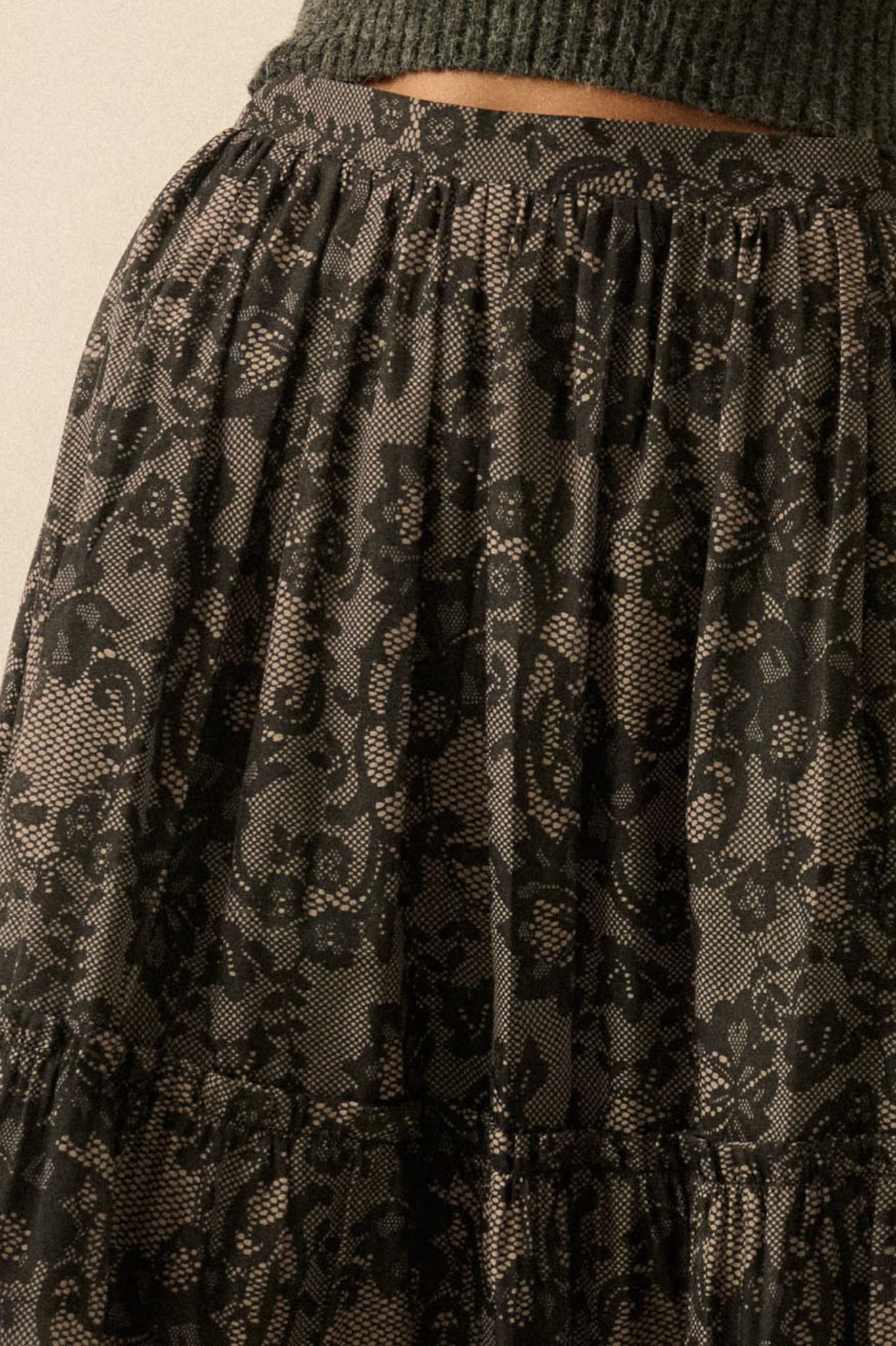 BERSHA LACE MAXI SKIRT