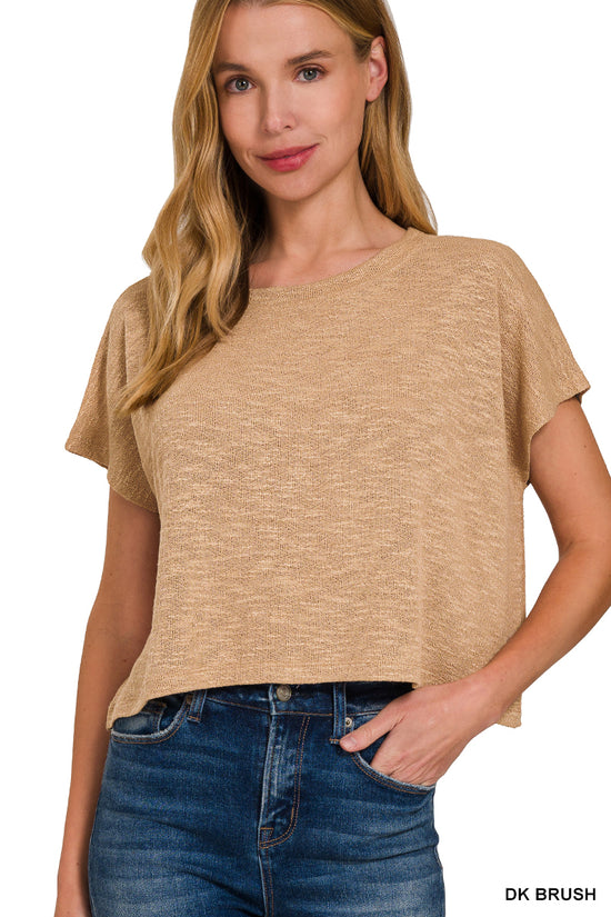 NEW COLOR | ROUND NECK BOXY TOP