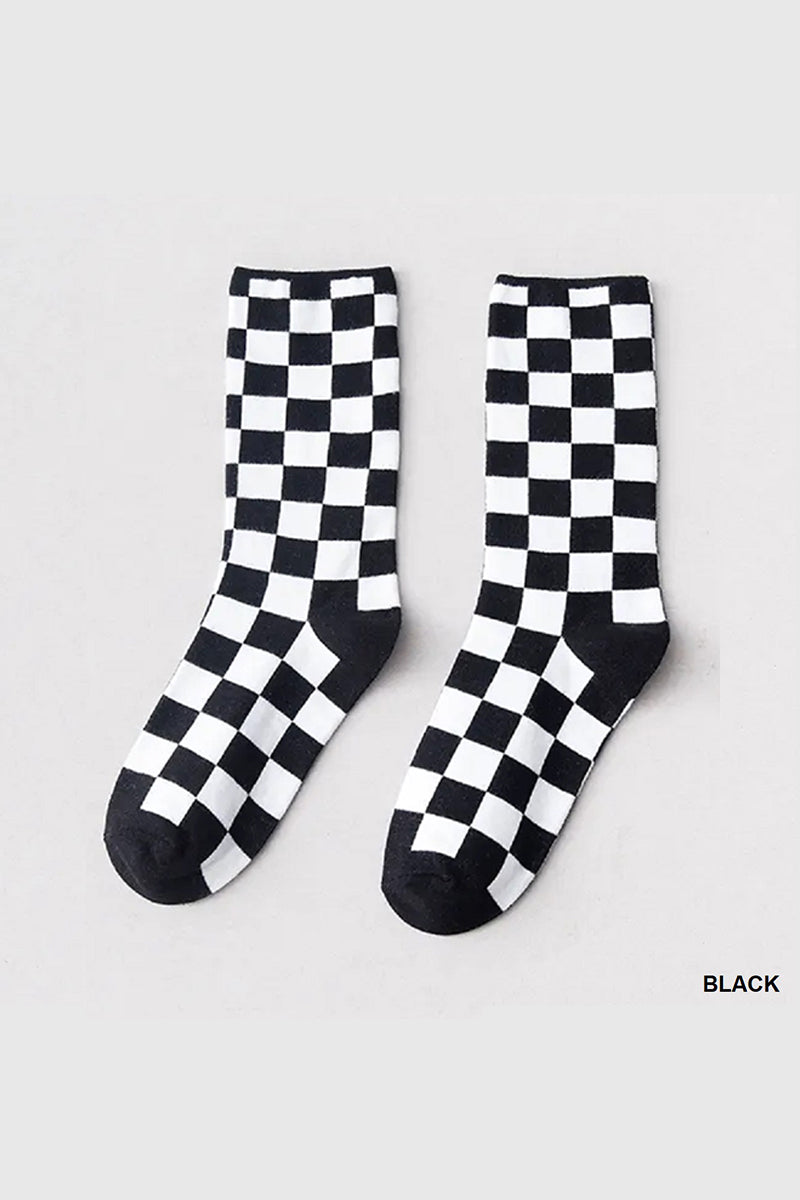 CHECKERED SOCKS