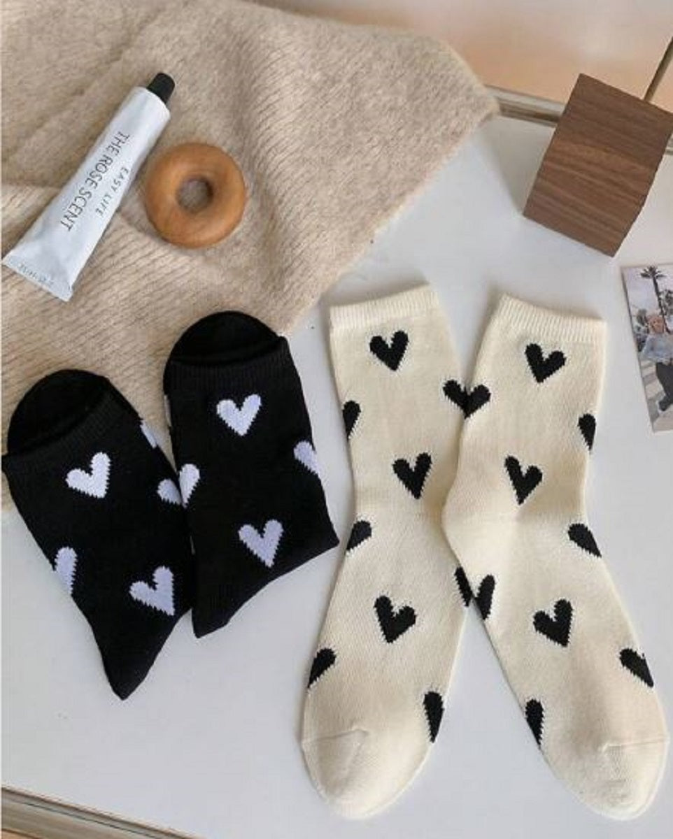 HEARTS ABOUT YOU SOCKS