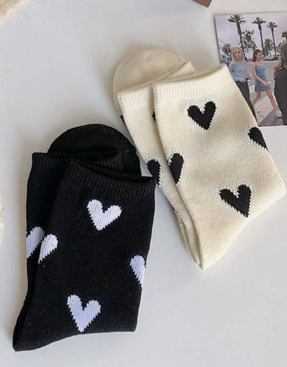 HEARTS ABOUT YOU SOCKS