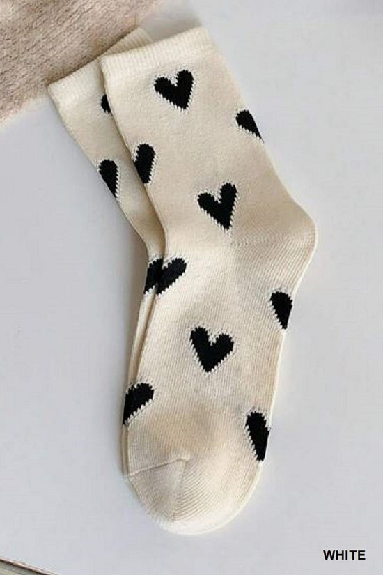 HEARTS ABOUT YOU SOCKS