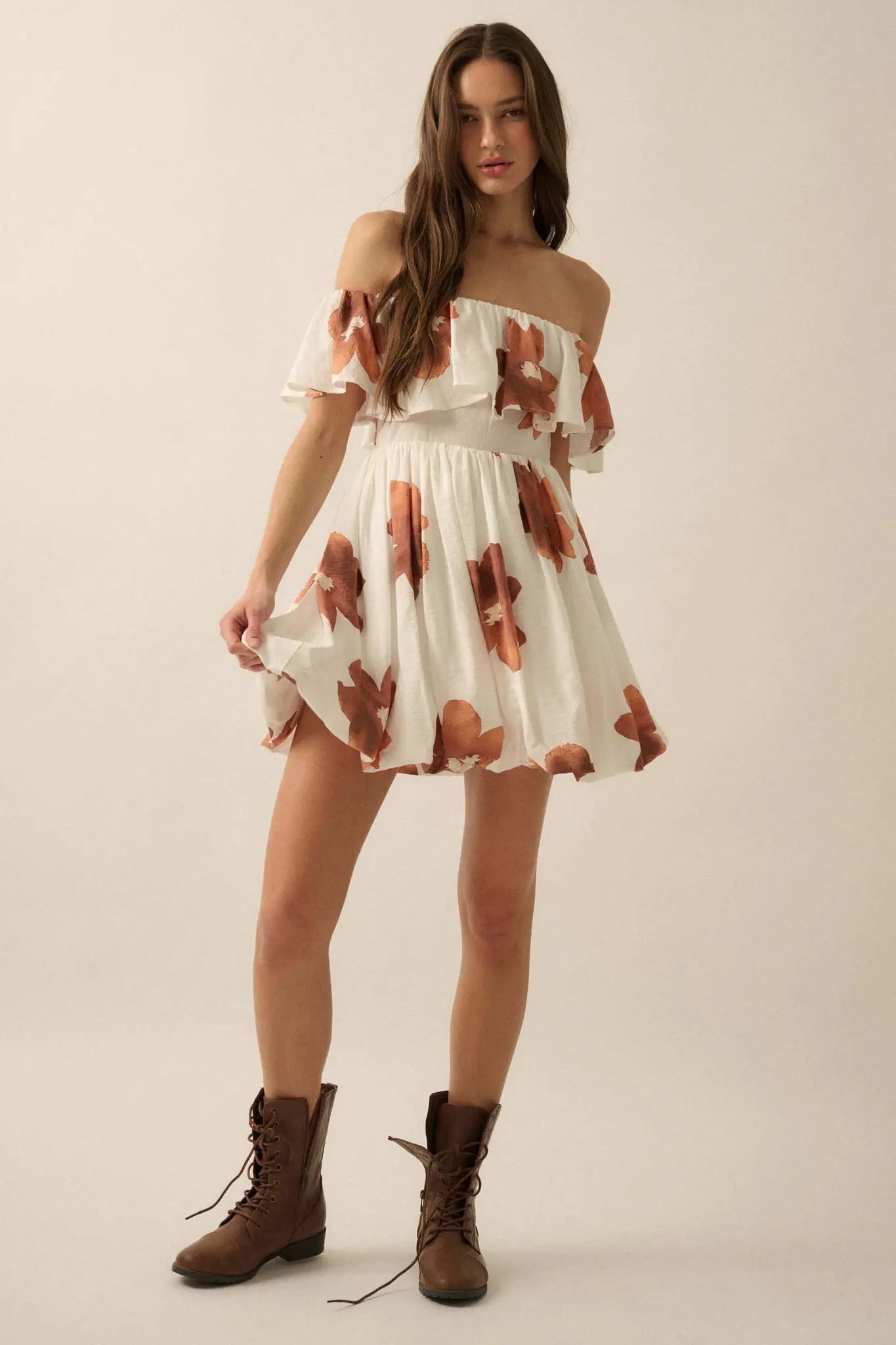 THE FLOUNCE MINI DRESS