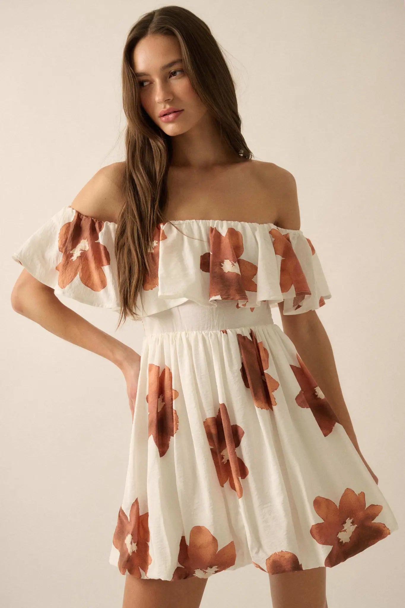 THE FLOUNCE MINI DRESS
