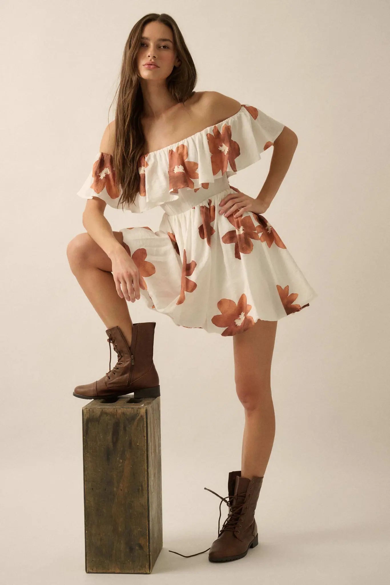 THE FLOUNCE MINI DRESS