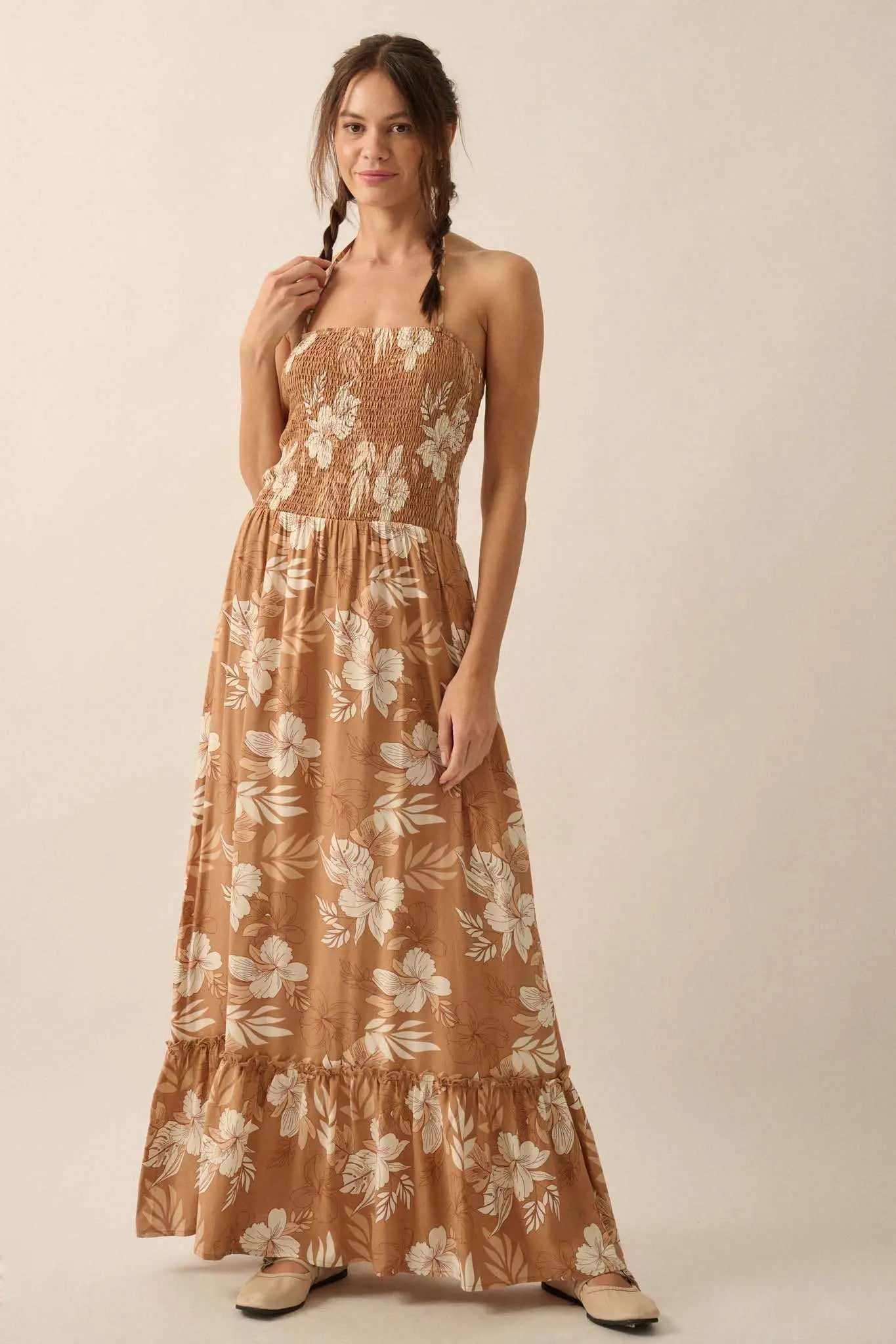 THE RIVIERA FLORAL DRESS