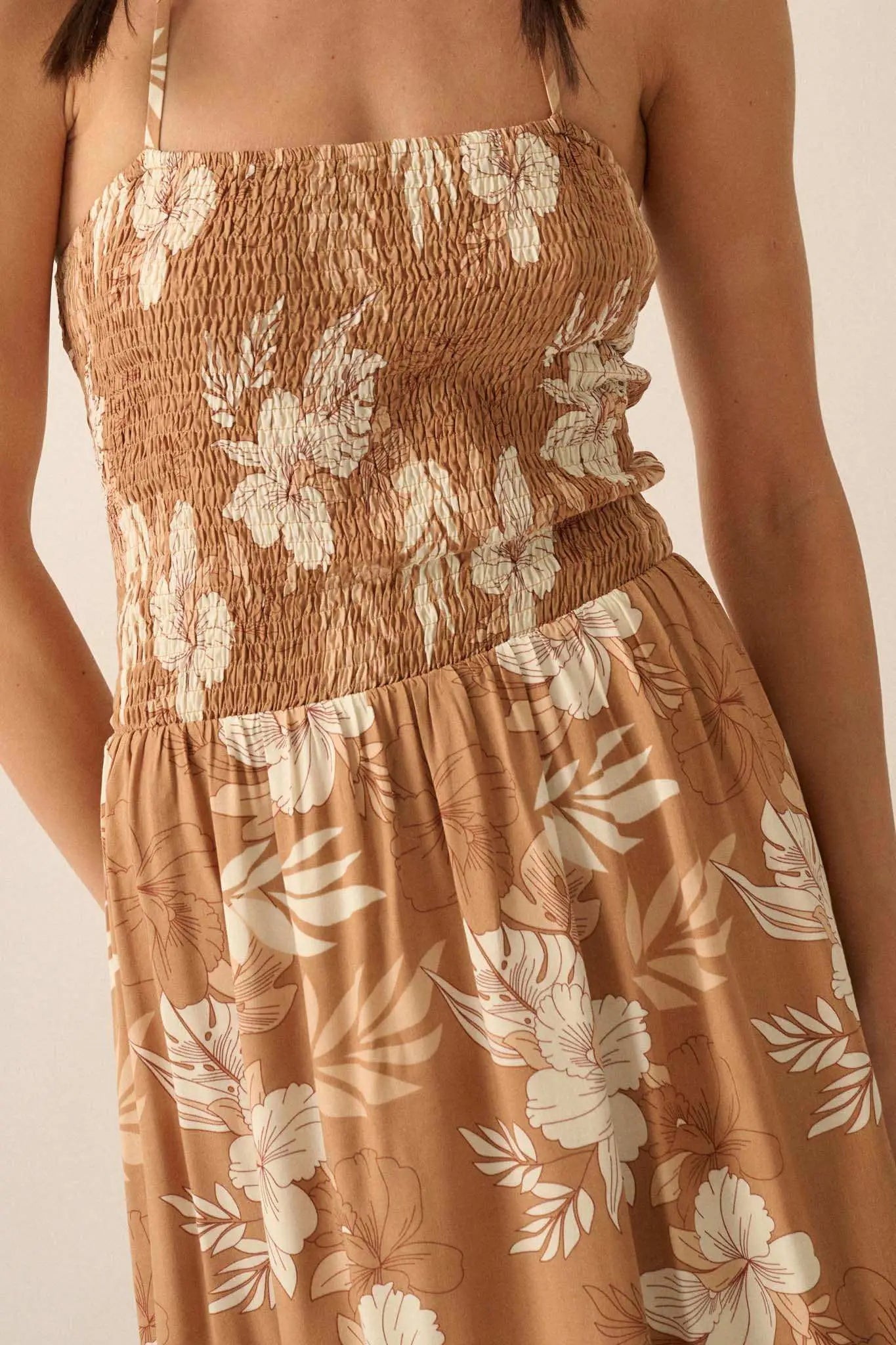 THE RIVIERA FLORAL DRESS