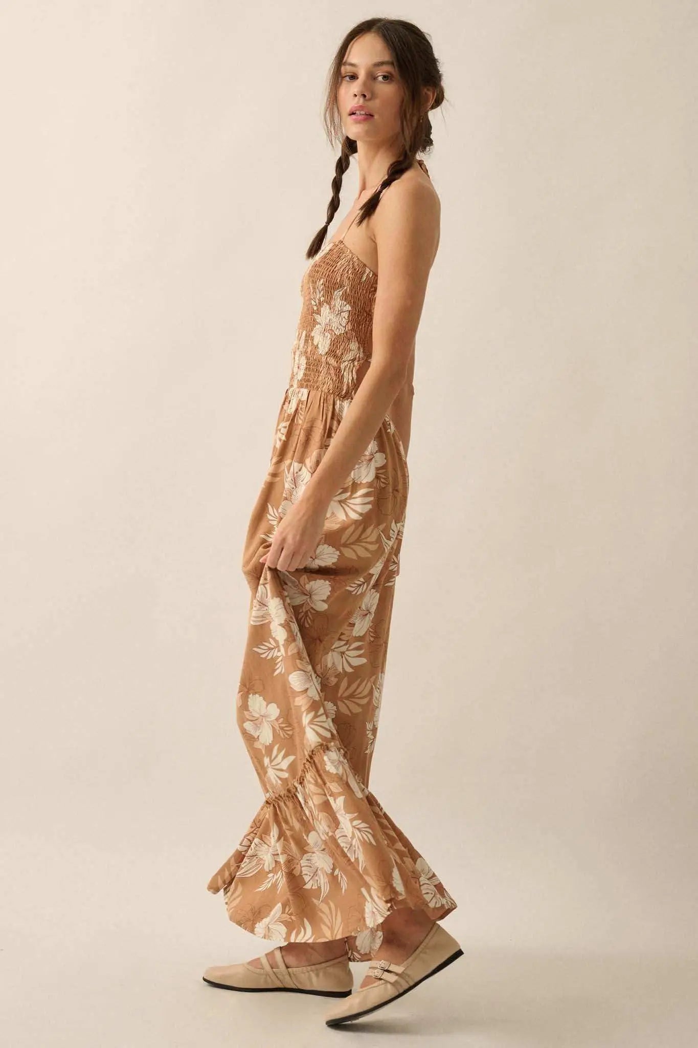 THE RIVIERA FLORAL DRESS