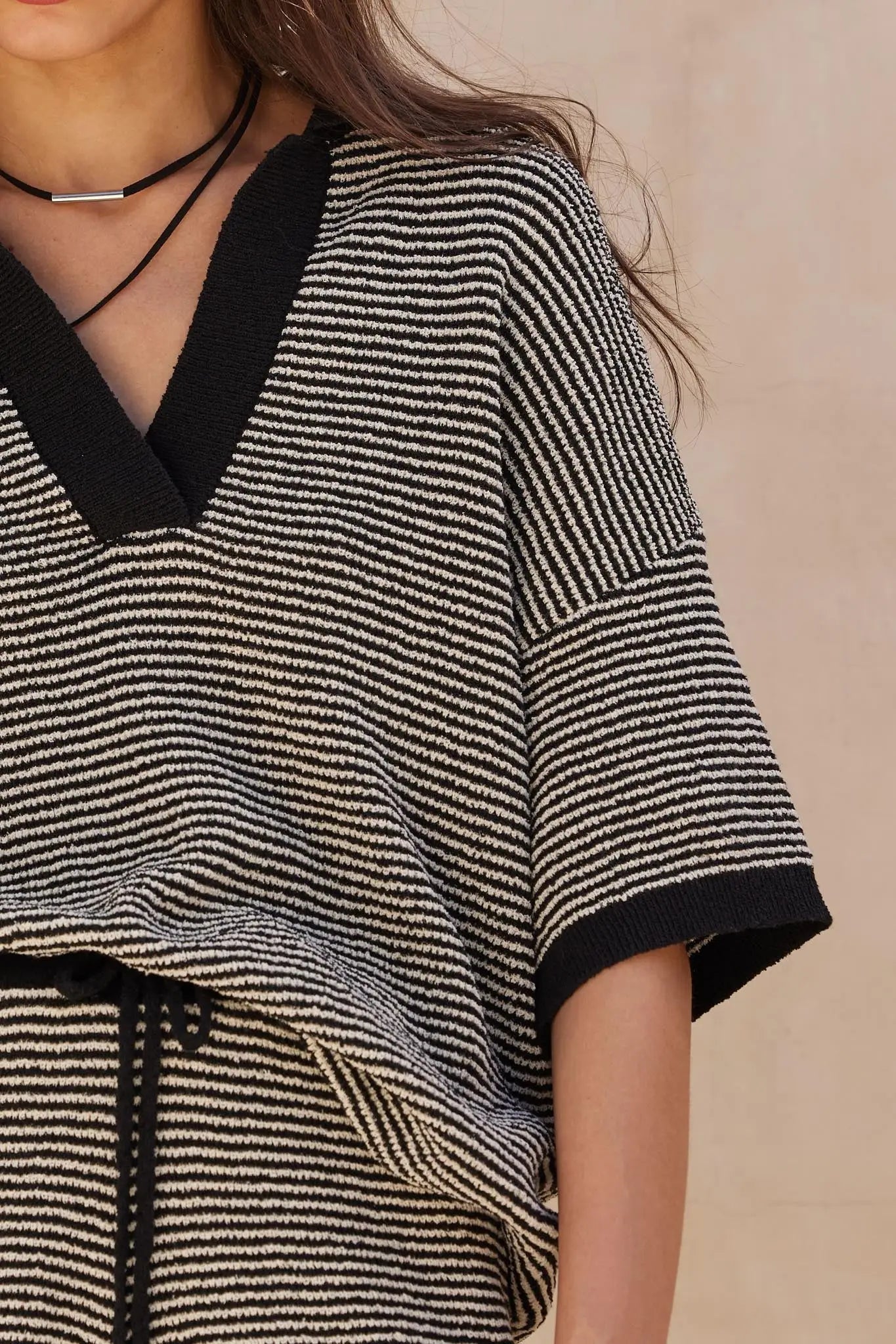 THE AYDEN STRIPED KNIT SET