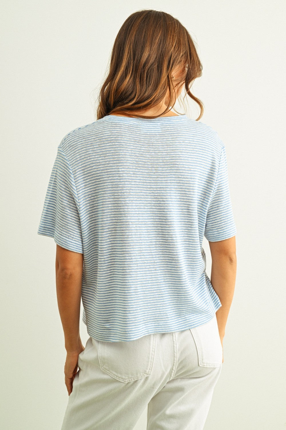 THE LINEN CAPE MAY TOP