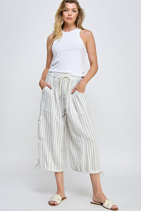 PREMIUM LINE | COTTON GAUZE CULOTTE PANTS