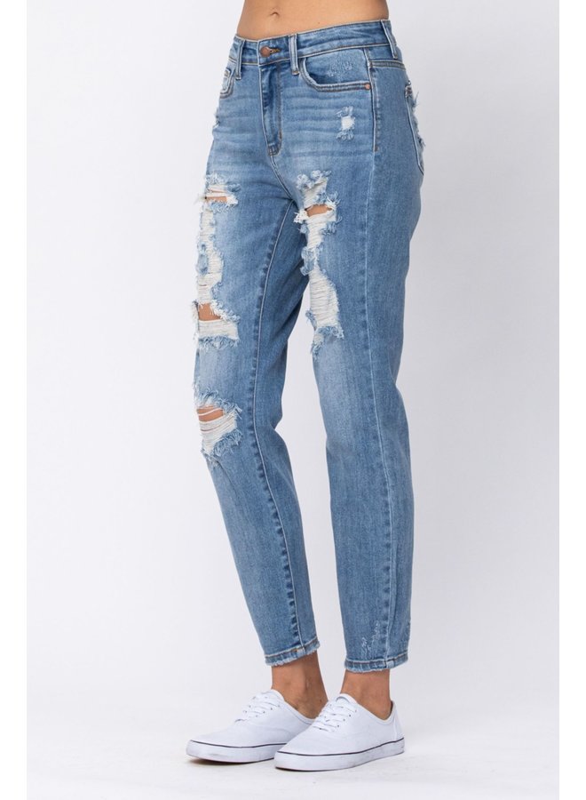 HIGH RISE BOYFRIEND FIT JUDY BLUE