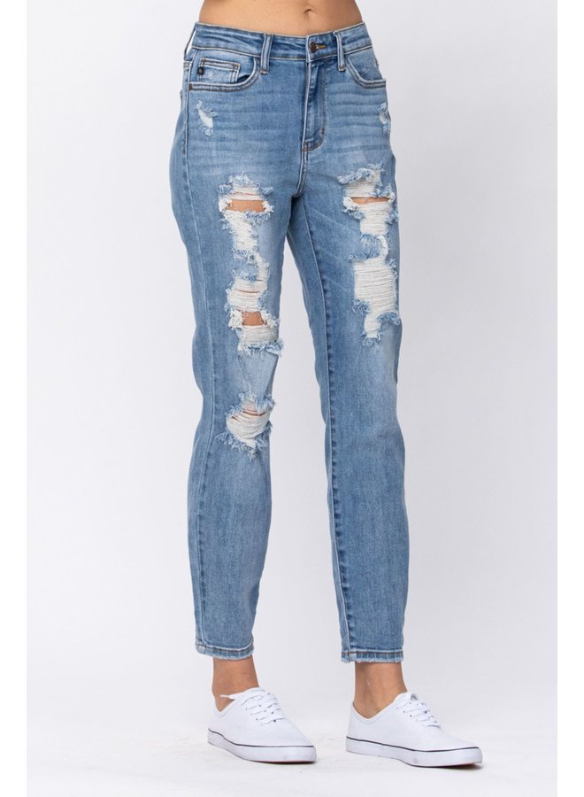 HIGH RISE BOYFRIEND FIT JUDY BLUE