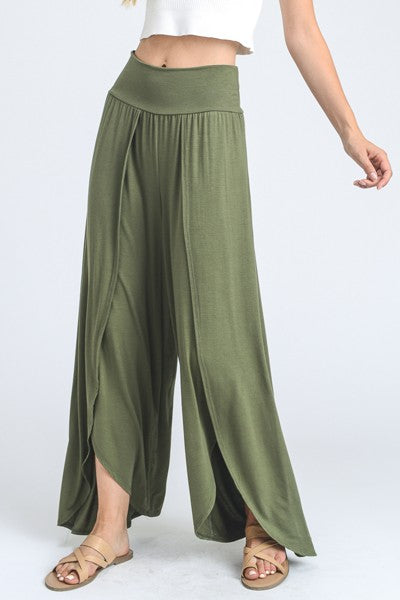 THE TULIP PANT- OLIVE