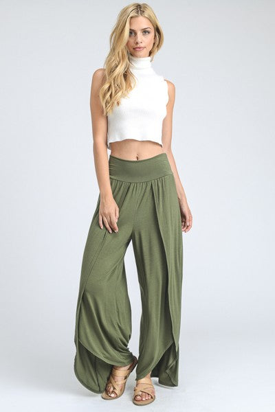 THE TULIP PANT- OLIVE