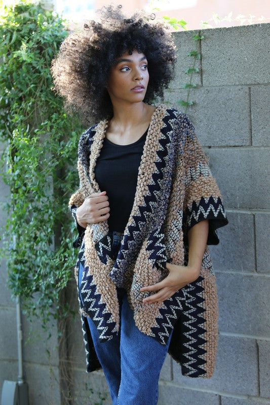 ZIGZAG PONCHO