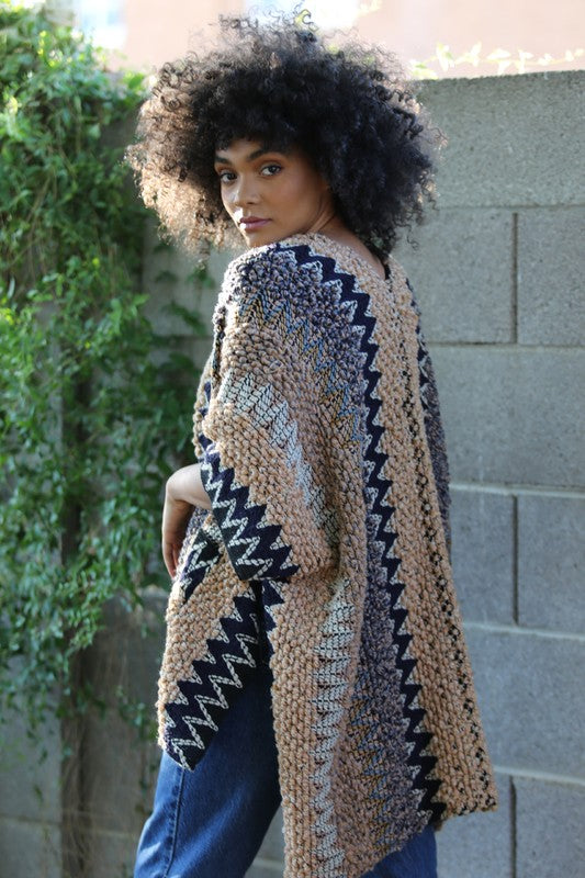 ZIGZAG PONCHO