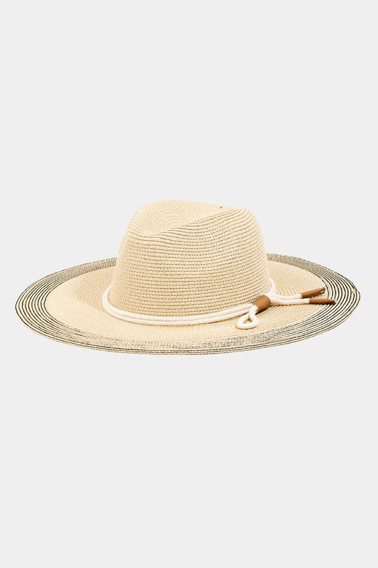 ROPE STRAW HAT - IVORY