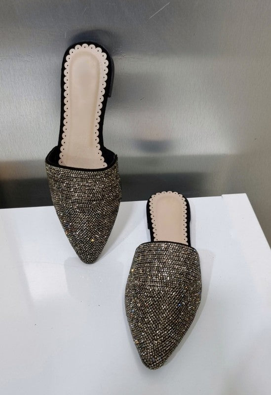 ALL THAT SHINE RHINESTONE MULE