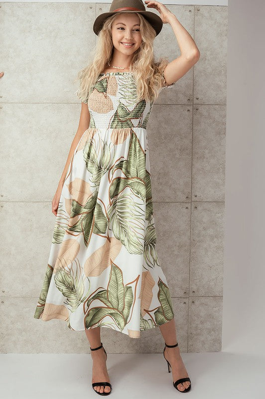 TROPICAL PARADISE MAXI DRESS