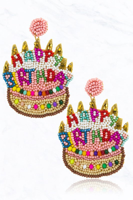 BIRTHDAY CAKE EARRINGS