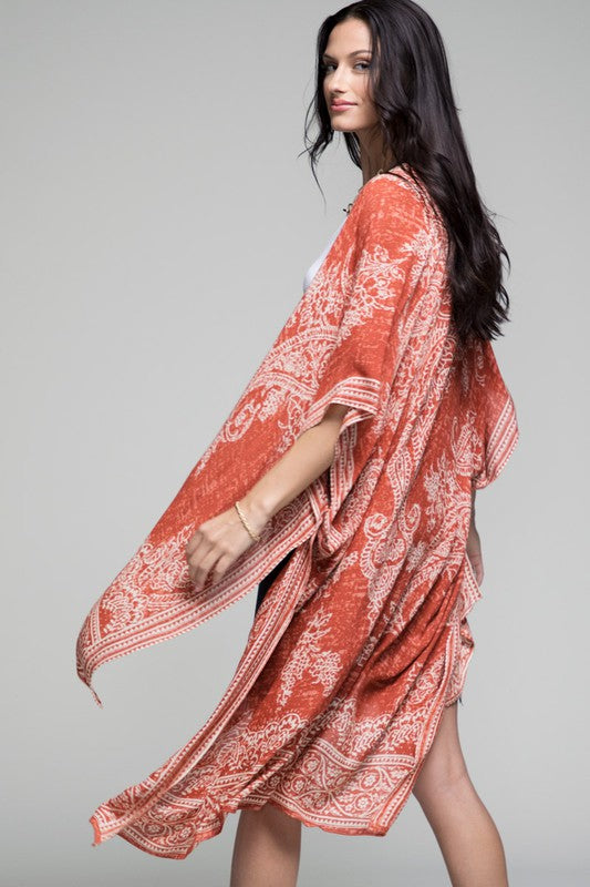 DAMASK PAISLEY KIMONO