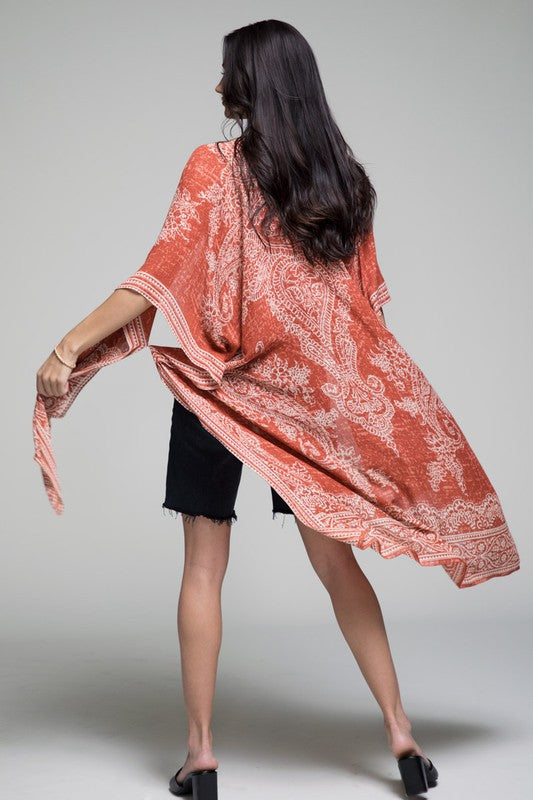 DAMASK PAISLEY KIMONO