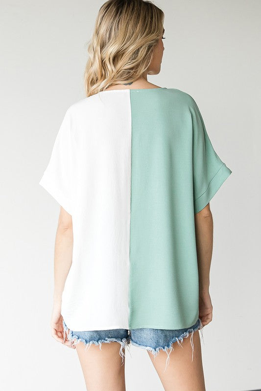 THE COLOR BLOCK TOP